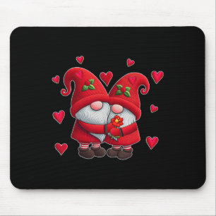 Alfombrilla De Ratón Gnomos de Pareja de San Valentín Disfraz de Corazo