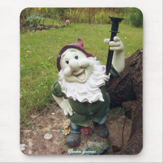 Alfombrilla De Ratón Gnomos del jardín