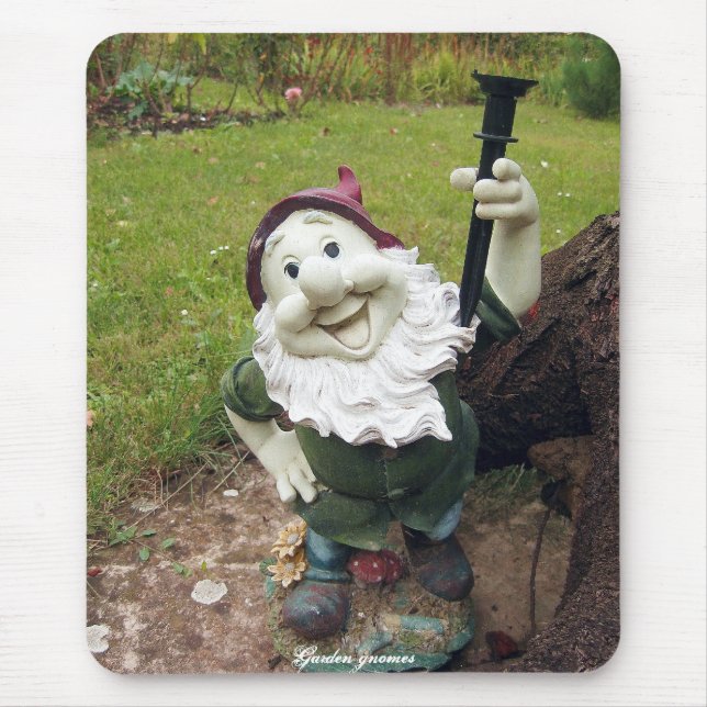 Alfombrilla De Ratón Gnomos del jardín (Frente)