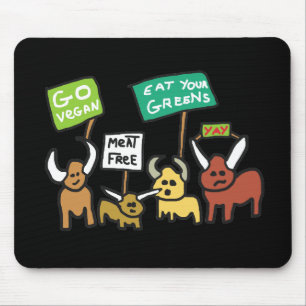 Alfombrilla De Ratón Go Vegan