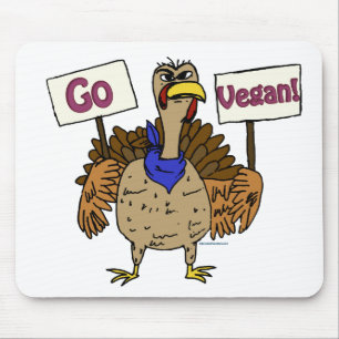 Alfombrilla De Ratón Go Vegan - Conversando con Turquía