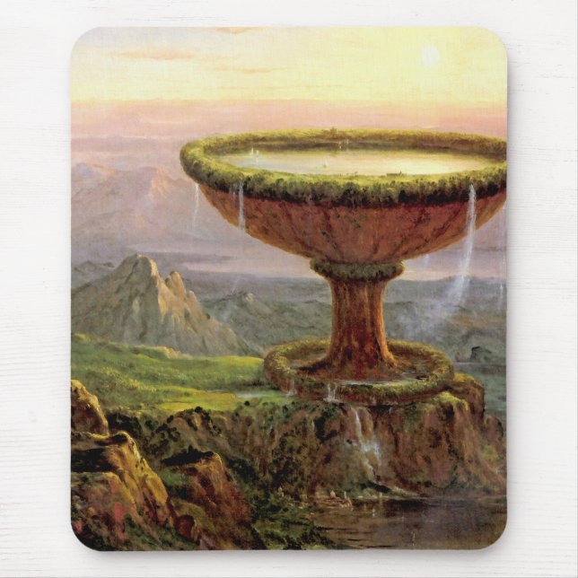 Alfombrilla De Ratón Goblet de Titan por Thomas Cole (Frente)