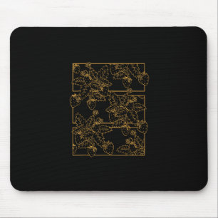 Alfombrilla De Ratón Goblincore Cottagecore Academia Estética Fresa