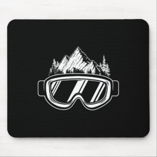 Alfombrilla De Ratón Gogles de snowboard - Snowboard en competición de 