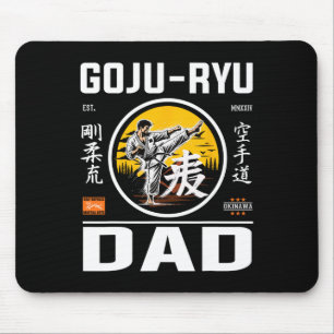 Alfombrilla De Ratón Goju-ryu Karate Dad Para Noches Con Karate Pion