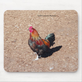 Alfombrilla De Ratón Gold Cockerel Rooster mousepad