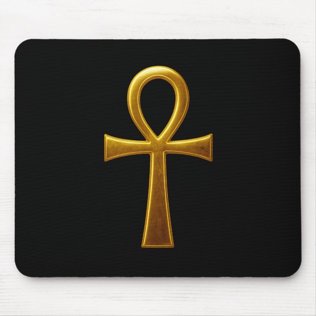 Alfombrilla De Ratón Golden Ankh Mousepad (Frente)