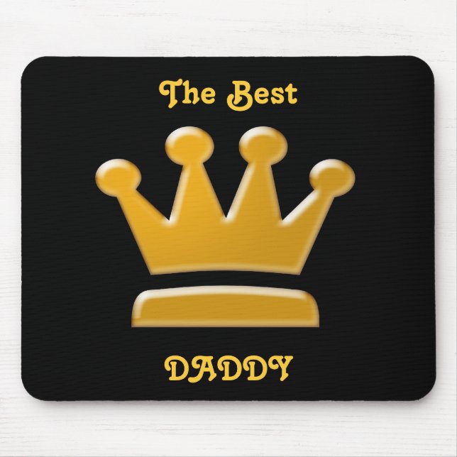 Alfombrilla de ratón Golden Best Daddy (Frente)