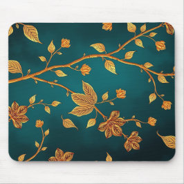Alfombrilla De Ratón Golden Branches Elegance Mouse Pad