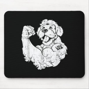 Alfombrilla De Ratón Golden Doodle Biceps Tattoo Dog Rama - Mascota I L