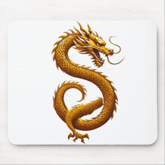 Alfombrilla De Ratón Golden Dragon