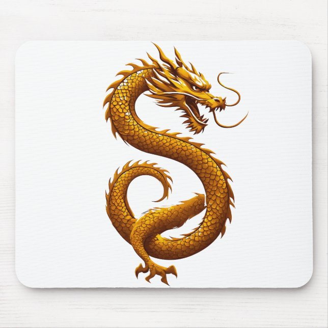 Alfombrilla De Ratón Golden Dragon (Frente)