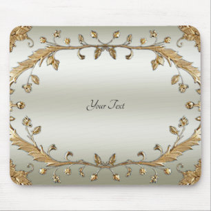 Alfombrilla De Ratón Golden Ornate Mousepad