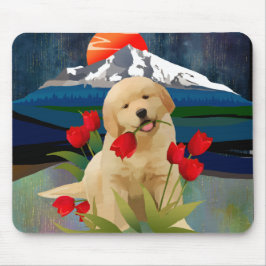 Alfombrilla De Ratón GOLDEN RETRIEVE PUPPY Mousepad