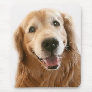 Alfombrilla De Ratón Golden retriever sonriente
