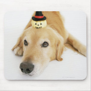 Alfombrilla De Ratón Golden retriever y ornamento