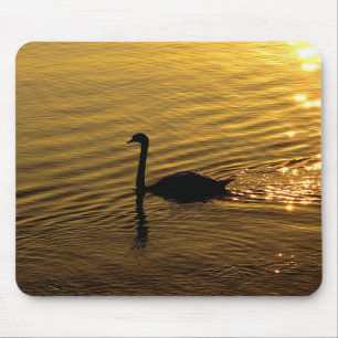 Alfombrilla De Ratón Golden Swan