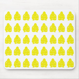 Alfombrilla De Ratón Golden Yellow Asian Moods Buddha Boys
