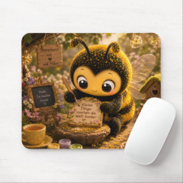 Alfombrilla De Ratón Goldene Hummel im Blütentanz.10