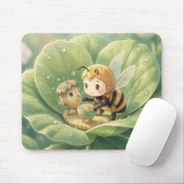 Alfombrilla De Ratón Goldene Hummel im Blütentanz.3