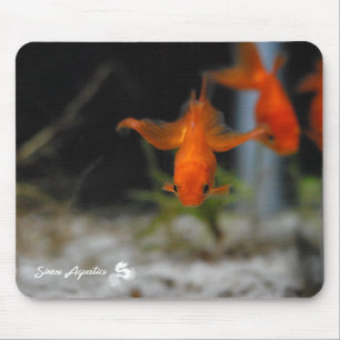 Alfombrilla De Ratón Goldfish anaranjado Mousepad de la cola de milano