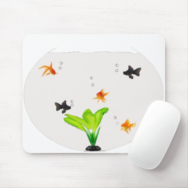 Alfombrilla De Ratón Goldfish Bowl Mousepad (Con ratón)