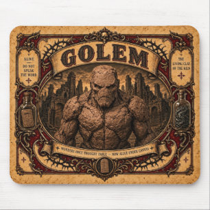 Alfombrilla De Ratón Golem, Monstruo de Circo Antiguo