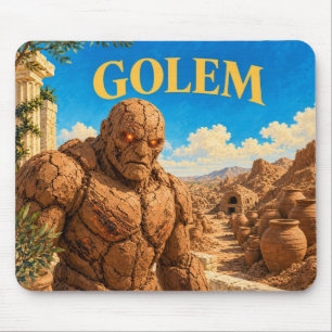Alfombrilla De Ratón Golem, Monstruo de Fantasía Gótica