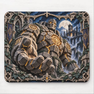 Alfombrilla De Ratón Golem, Monstruo de Recorte de Papel