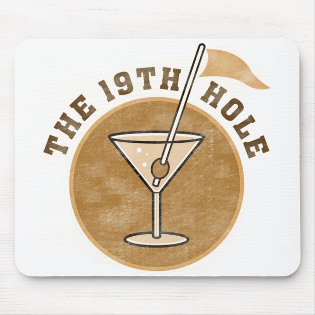 Alfombrilla De Ratón Golf las diecinueveavo camisetas y regalos del (Frente)