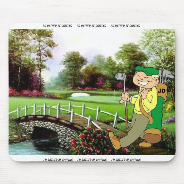 Alfombrilla De Ratón Golf Mousepad (Frente)