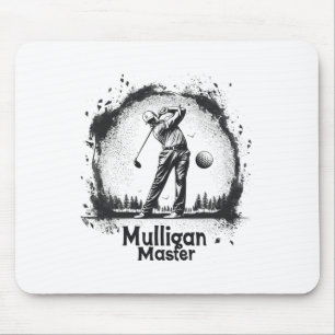Alfombrilla De Ratón Golf Mulligan Master Tees Gráficos Para Hombres Y