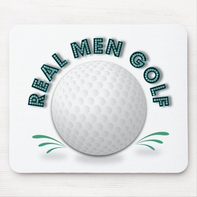 Alfombrilla De Ratón Golf real de los hombres (Frente)