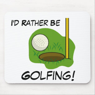 Alfombrilla De Ratón Golfing bastante Mousepad