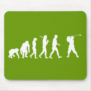 Alfombrilla De Ratón Golfistas de la evolución del golf golfing el