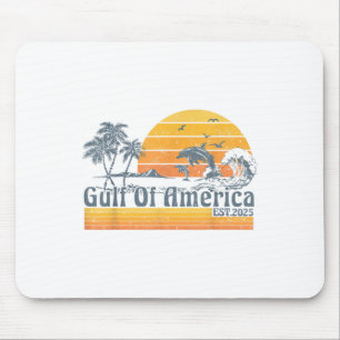 Alfombrilla De Ratón Golfo De Eeuu América Est 2025 Retro Vintage Beach
