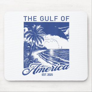 Alfombrilla De Ratón Golfo Retro De Ee.Uu. 2025 Bandera Americana Golfo