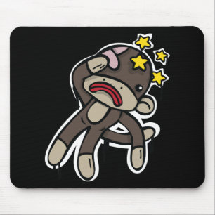 Alfombrilla De Ratón Golpear a SOCK MONKEY