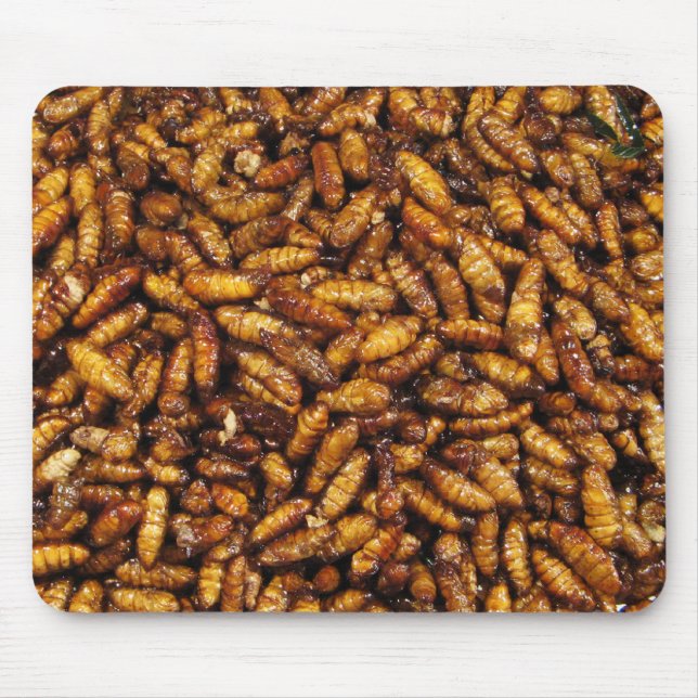 Alfombrilla De Ratón Gomas de seda fritas... Comida callejera tailandes (Frente)