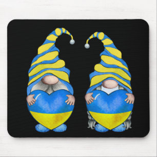 ALFOMBRILLA DE RATÓN GOMAS UKRANÍES CUTÁLES AZULES Y AMARILLOS