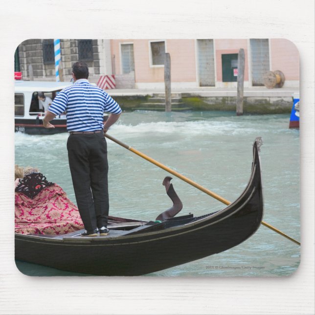 Alfombrilla De Ratón Góndolas en el canal de Venecia (Frente)