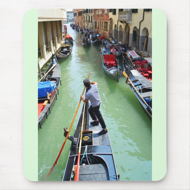 Alfombrilla De Ratón Gondolier en Venecia (Frente)