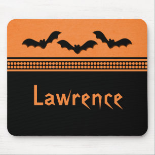 Alfombrilla De Ratón Gone Batty Halloween Mousepad, Naranja
