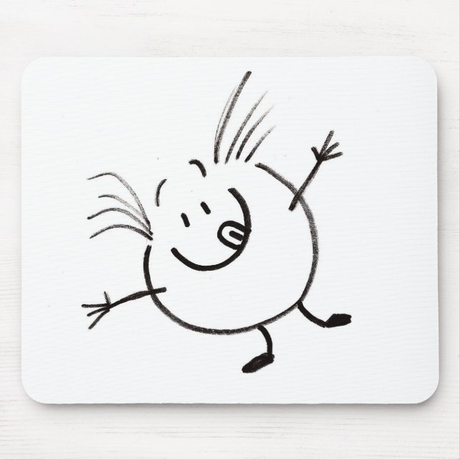 Alfombrilla De Ratón Goofy Doodle Guy Mousepad (Frente)
