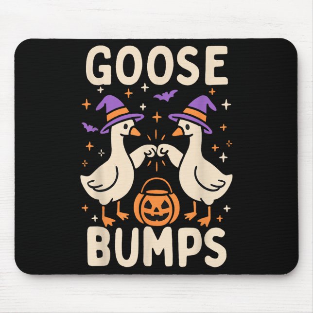 Alfombrilla De Ratón Goose Bumps Goosebumps Halloween Silly Meme Funny  (Frente)