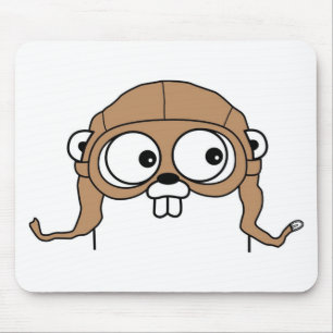 Alfombrilla De Ratón Gordon el Gopher Mousepad de Golang