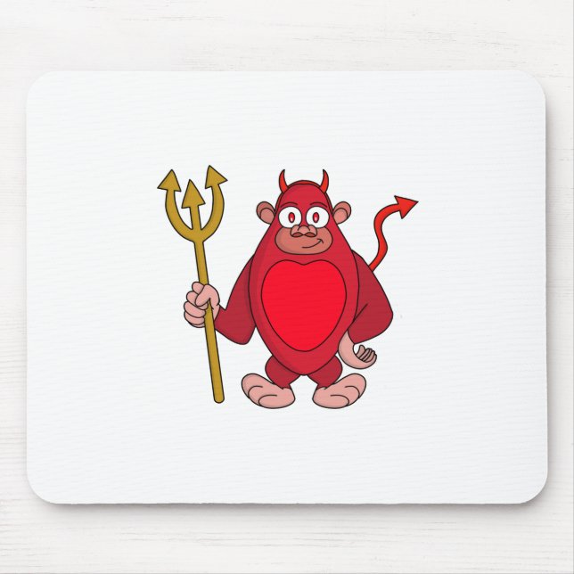 Alfombrilla De Ratón Gorila del diablo (Frente)