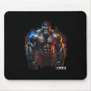 Alfombrilla De Ratón Gorila Mono Gym Wear Bodybuilding Motiv