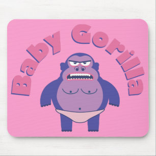 Alfombrilla De Ratón Gorila Mousepad del bebé