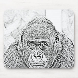 Alfombrilla De Ratón gorila ultra sketch